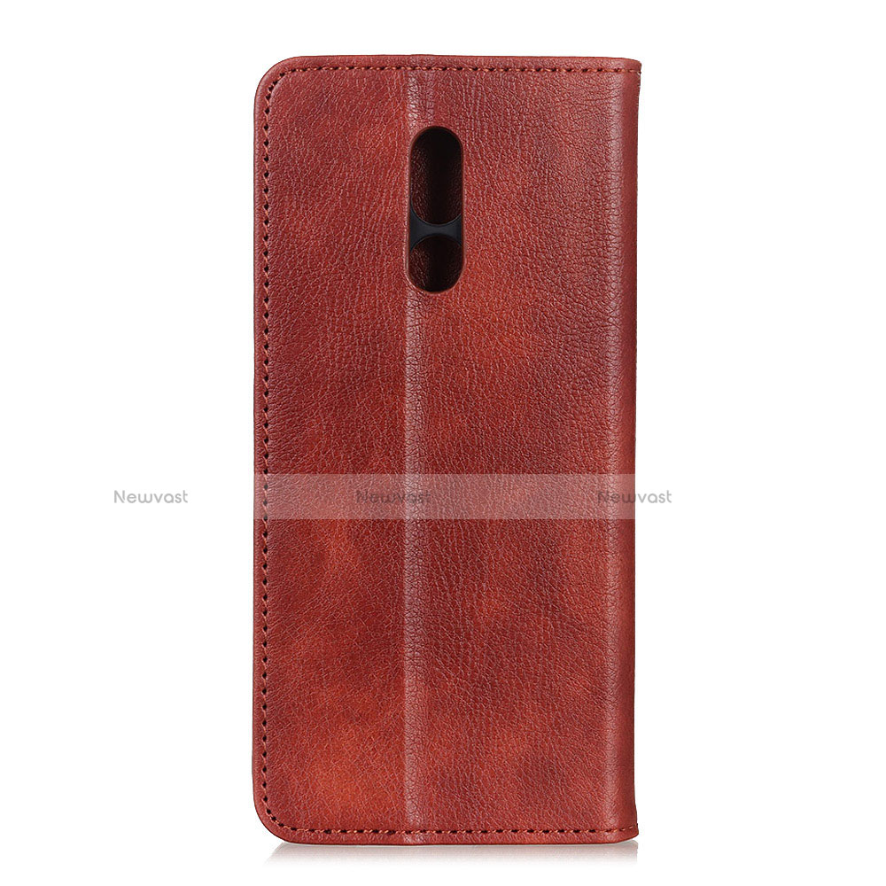 Leather Case Stands Flip Cover Holder for Alcatel 1X (2019)