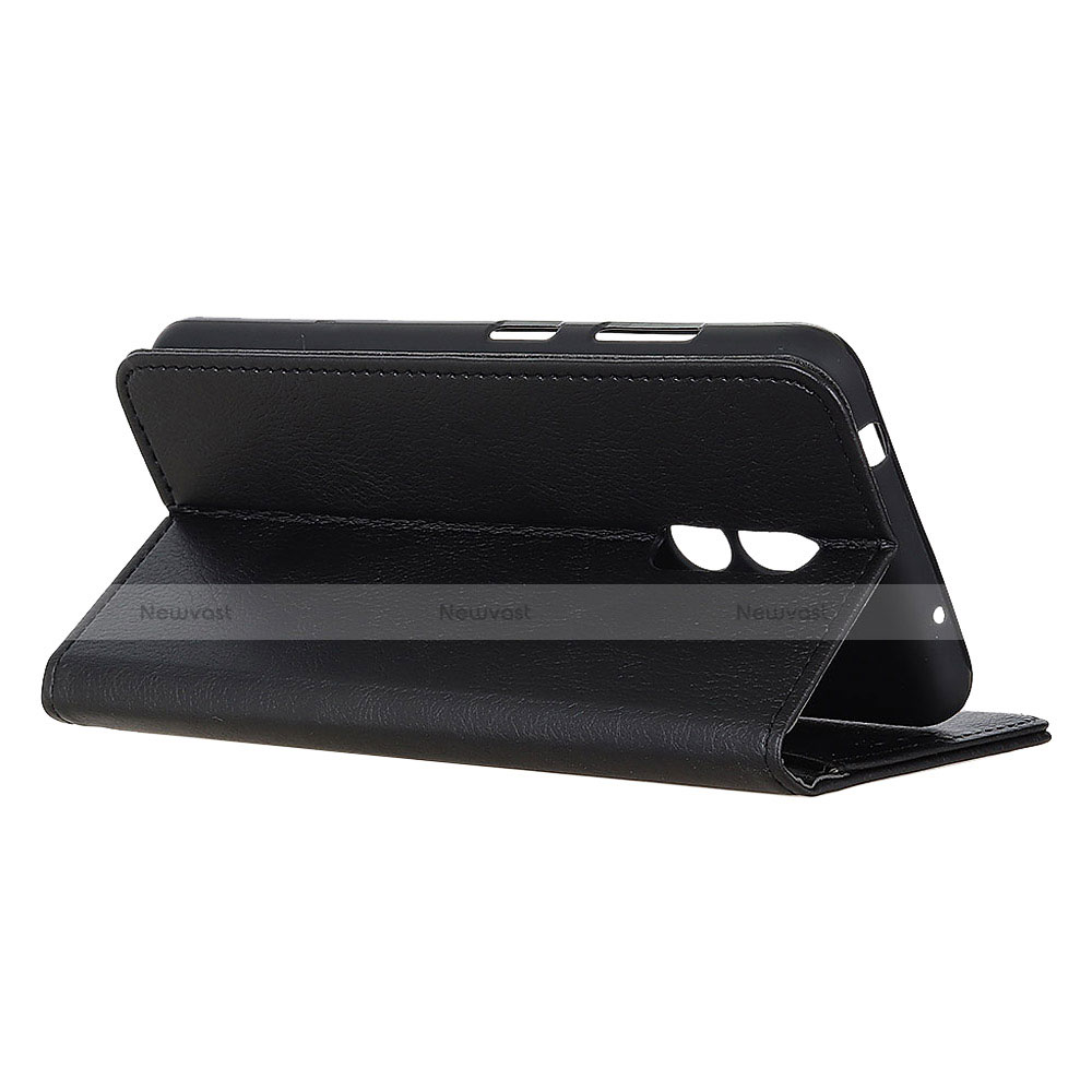 Leather Case Stands Flip Cover Holder for Alcatel 1X (2019)