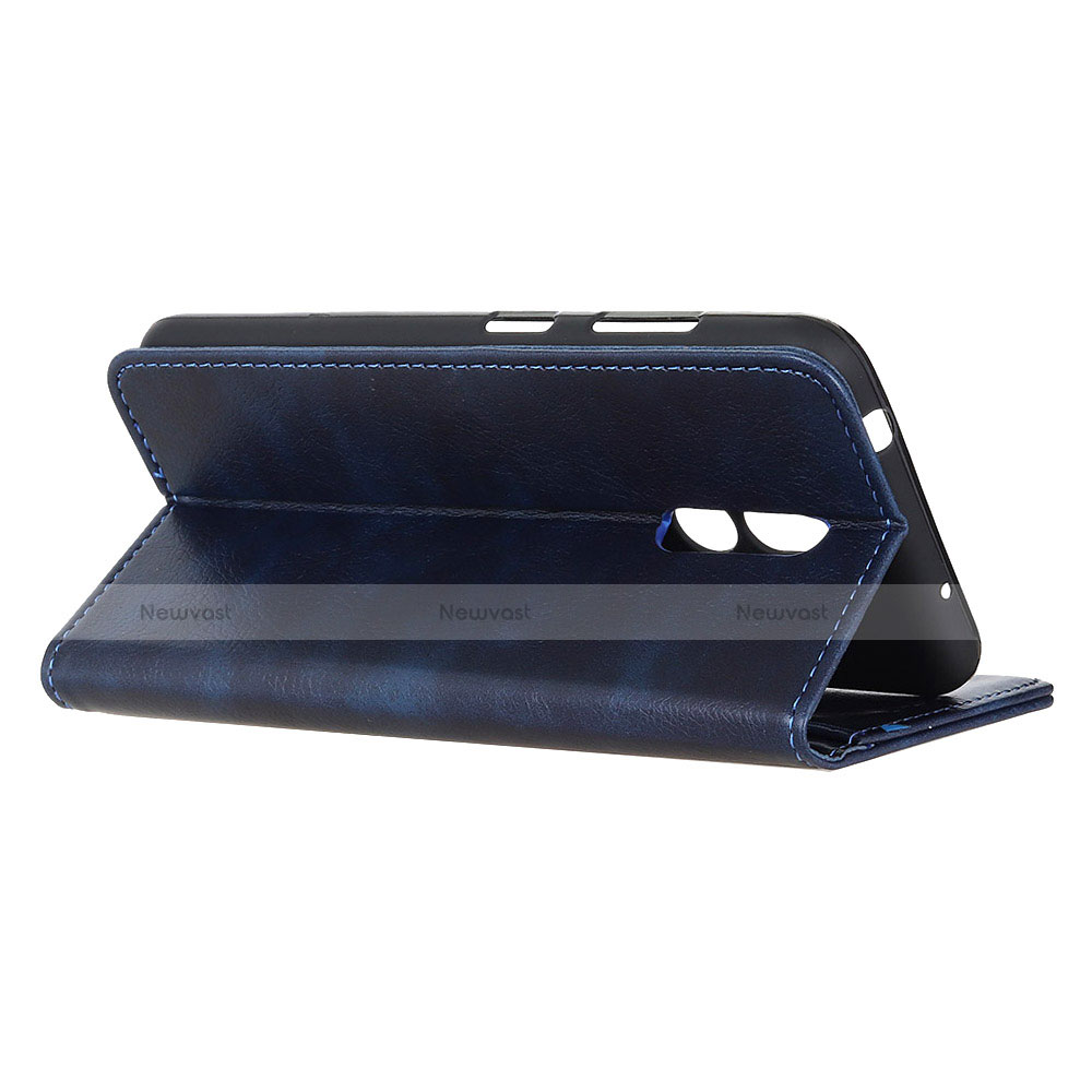 Leather Case Stands Flip Cover Holder for Alcatel 1X (2019)