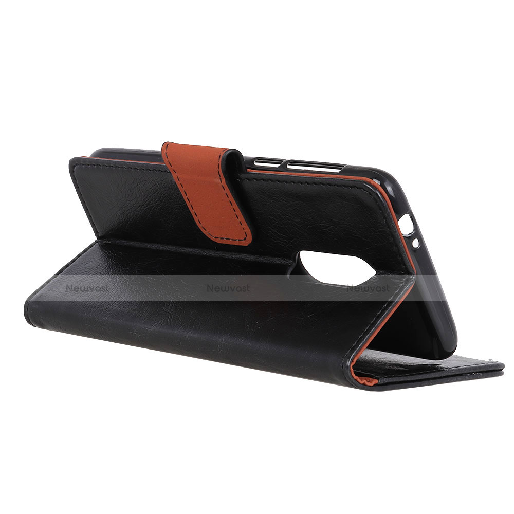 Leather Case Stands Flip Cover Holder for Alcatel 3