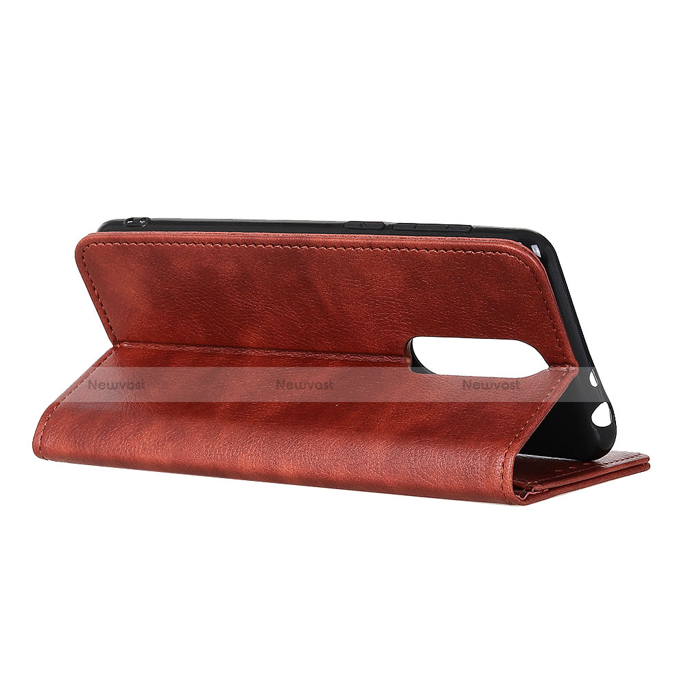 Leather Case Stands Flip Cover Holder for Alcatel 3L