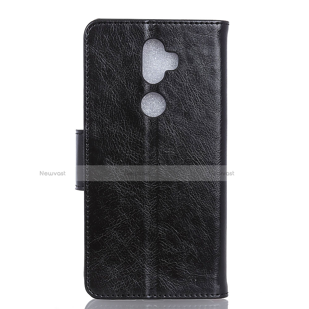 Leather Case Stands Flip Cover Holder for Alcatel 3V
