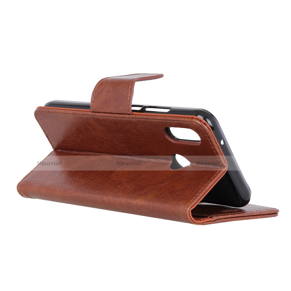 Leather Case Stands Flip Cover Holder for Alcatel 5V