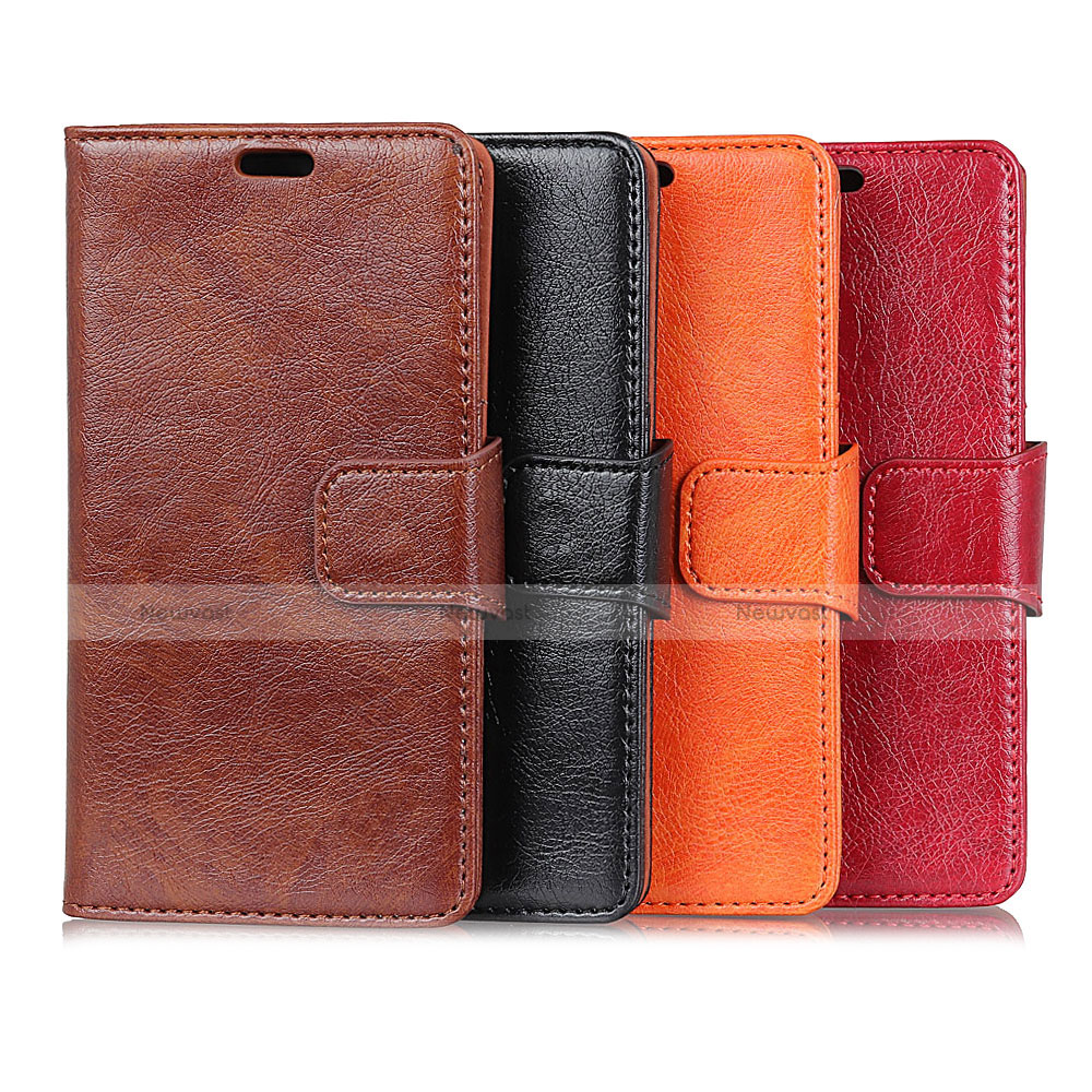 Leather Case Stands Flip Cover Holder for Alcatel 5V