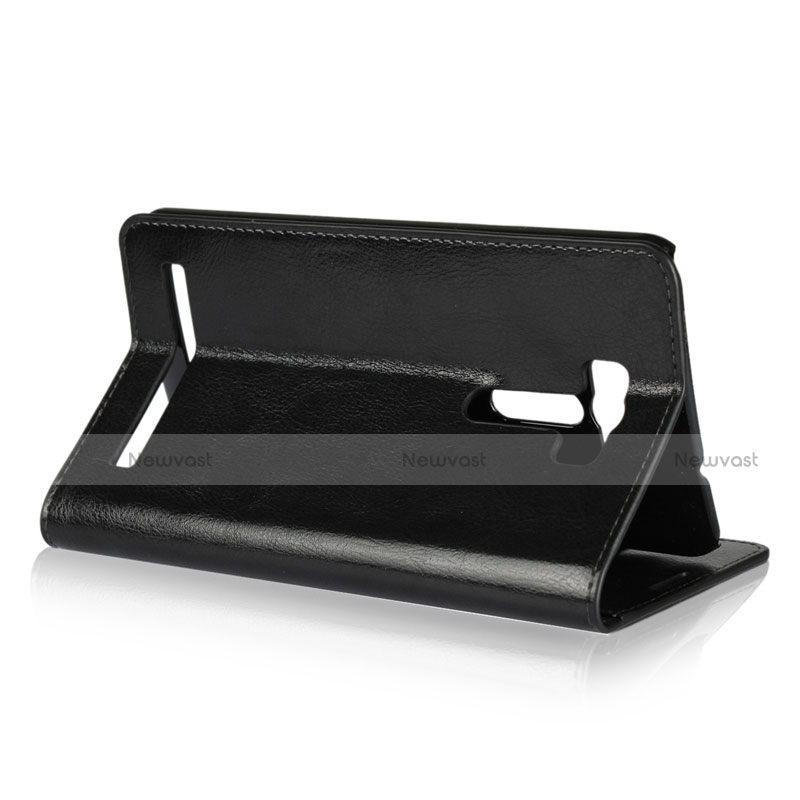 Leather Case Stands Flip Cover Holder for Asus Zenfone 2 Laser 6.0 ZE601KL