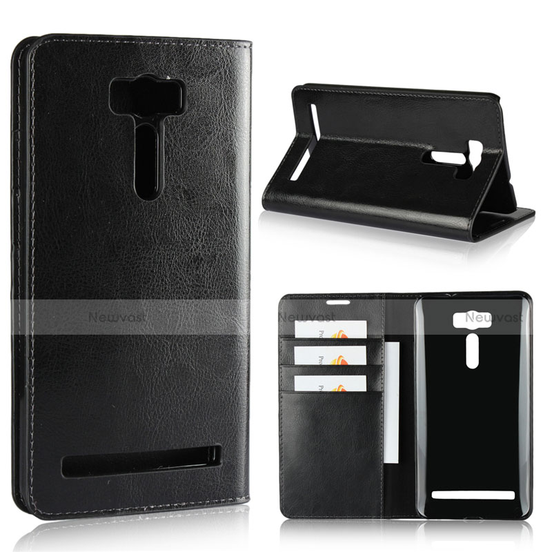 Leather Case Stands Flip Cover Holder for Asus Zenfone 2 Laser 6.0 ZE601KL