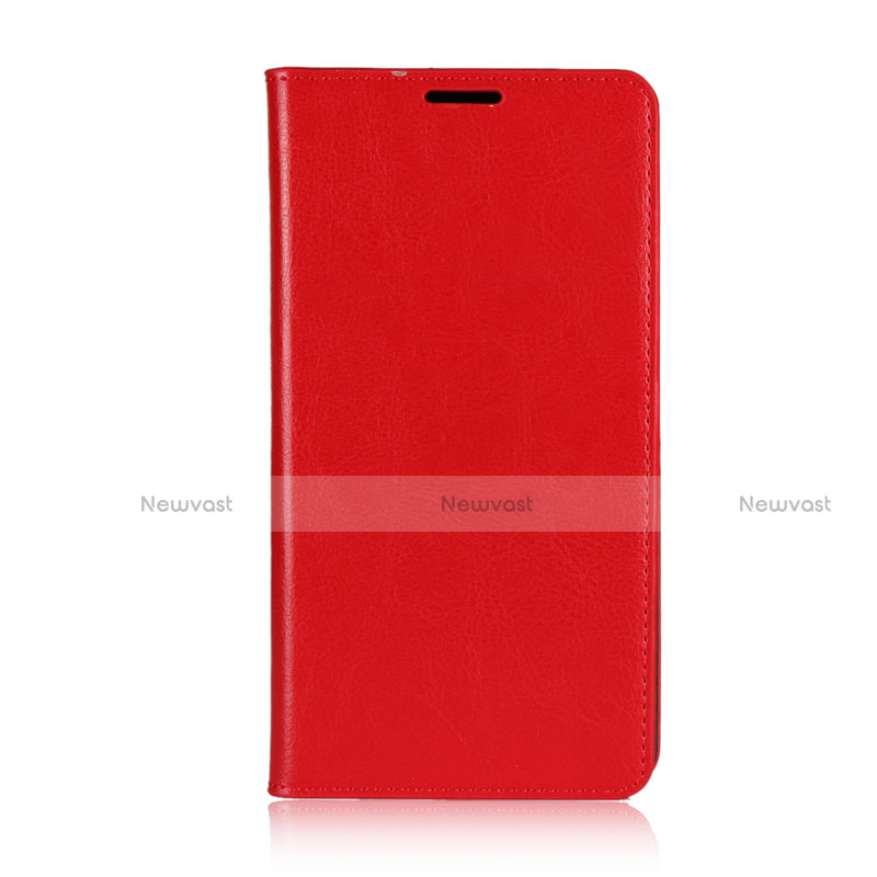 Leather Case Stands Flip Cover Holder for Asus Zenfone 2 Laser 6.0 ZE601KL Red