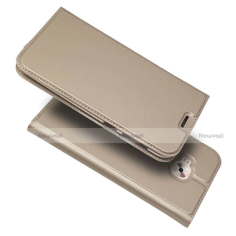 Leather Case Stands Flip Cover Holder for Asus Zenfone 4 Selfie ZD553KL