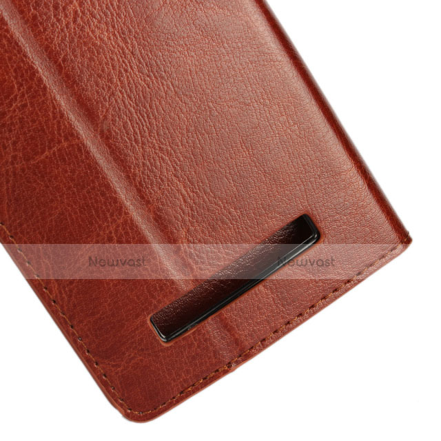 Leather Case Stands Flip Cover Holder for Asus Zenfone 5