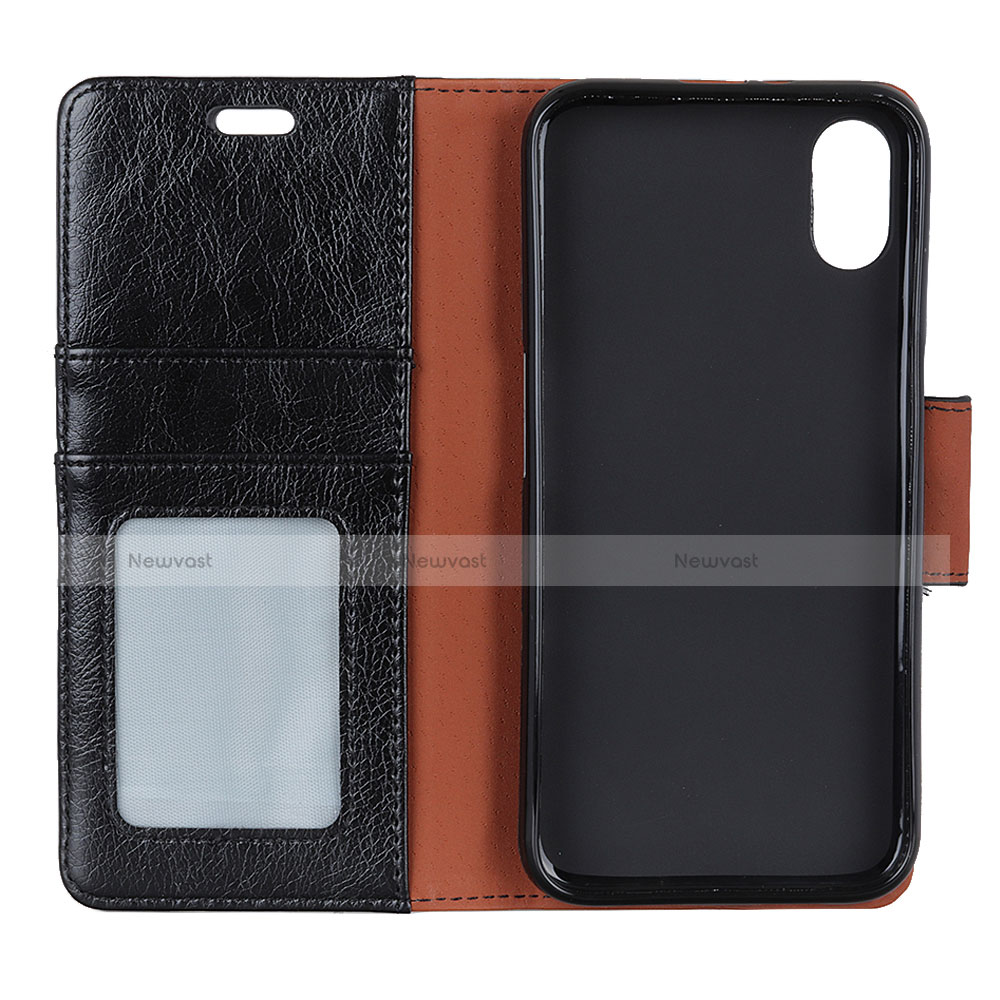 Leather Case Stands Flip Cover Holder for Doogee X55