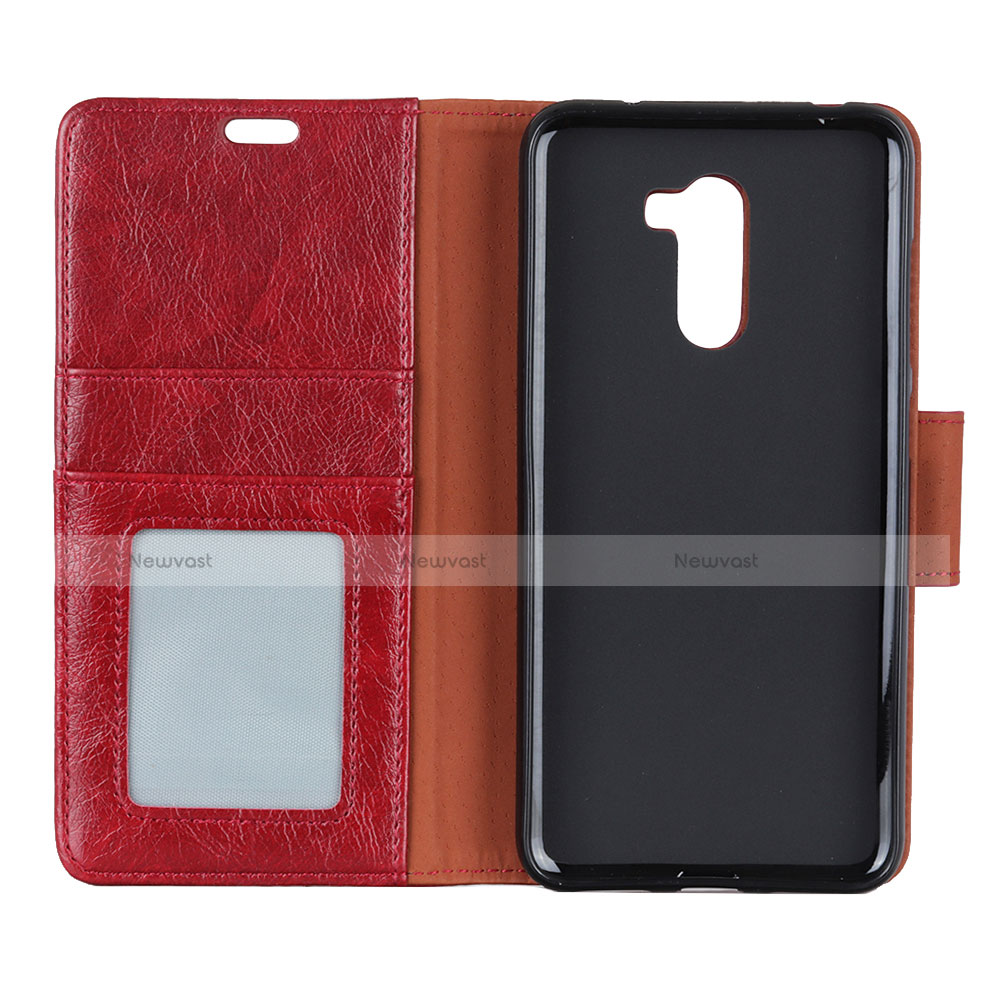 Leather Case Stands Flip Cover Holder for Doogee X60L