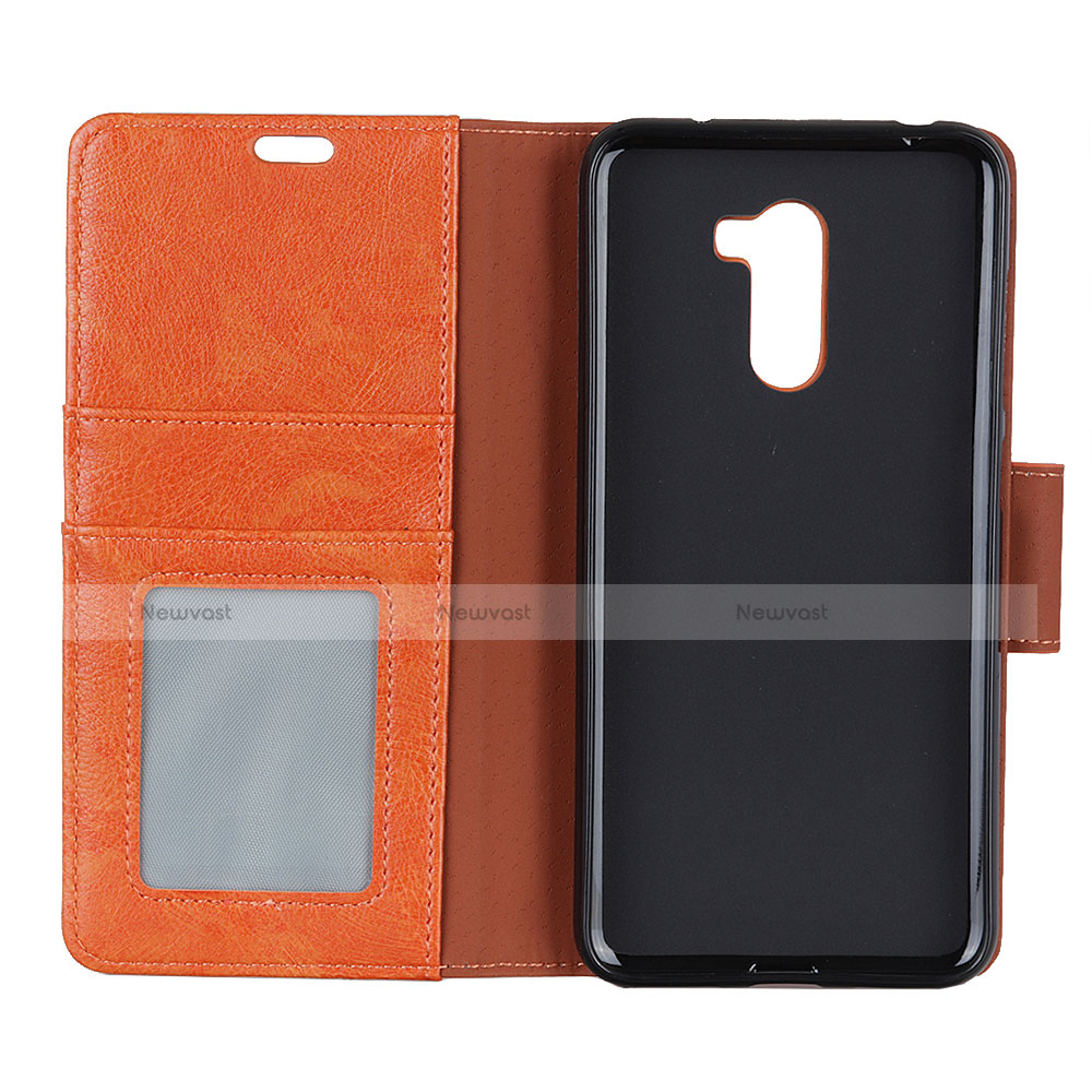 Leather Case Stands Flip Cover Holder for Doogee X60L