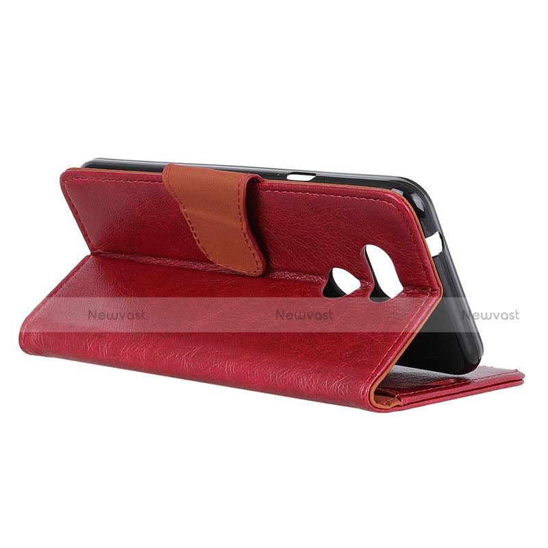 Leather Case Stands Flip Cover Holder for HTC Desire 12S