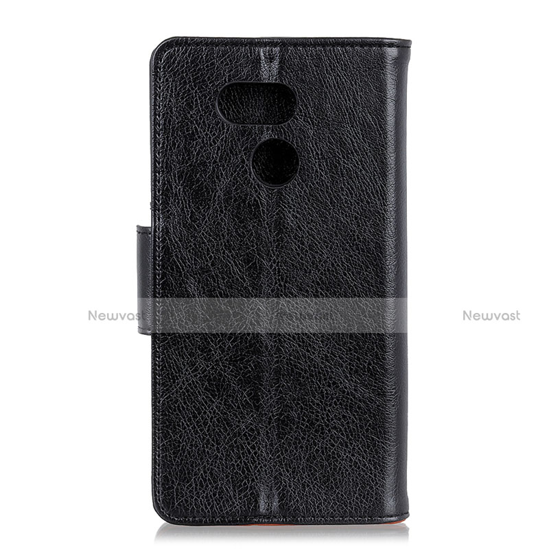 Leather Case Stands Flip Cover Holder for HTC Desire 12S