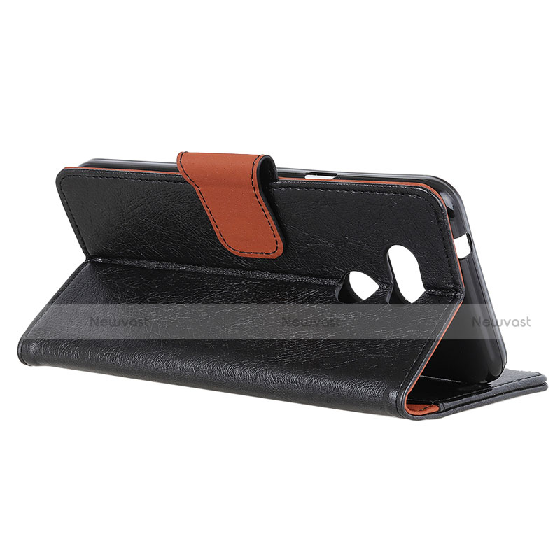 Leather Case Stands Flip Cover Holder for HTC Desire 12S