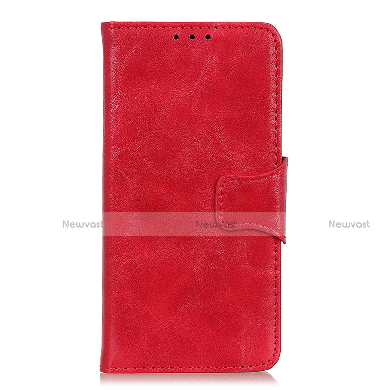 Leather Case Stands Flip Cover Holder for Huawei Honor 30 Red