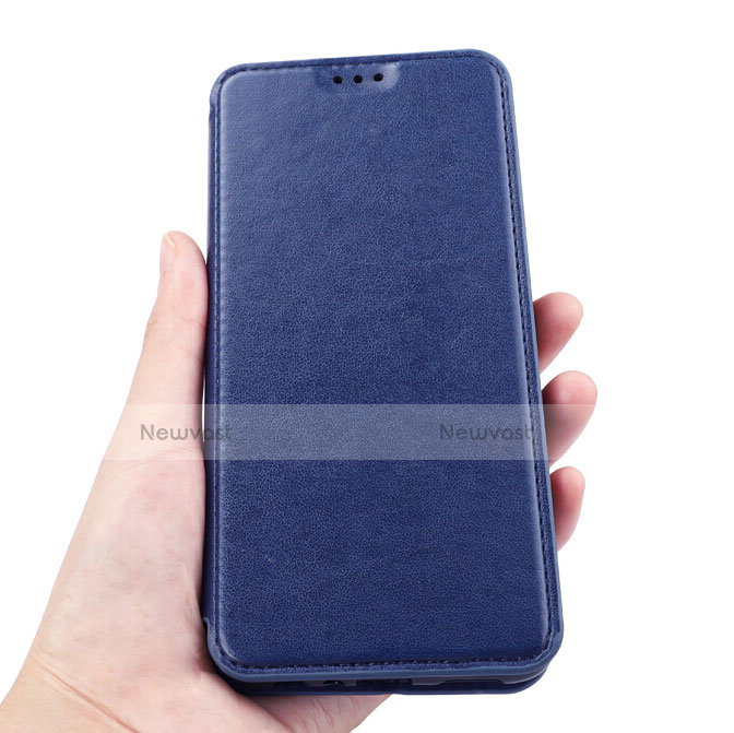 Leather Case Stands Flip Cover Holder for Huawei Honor V10 Lite