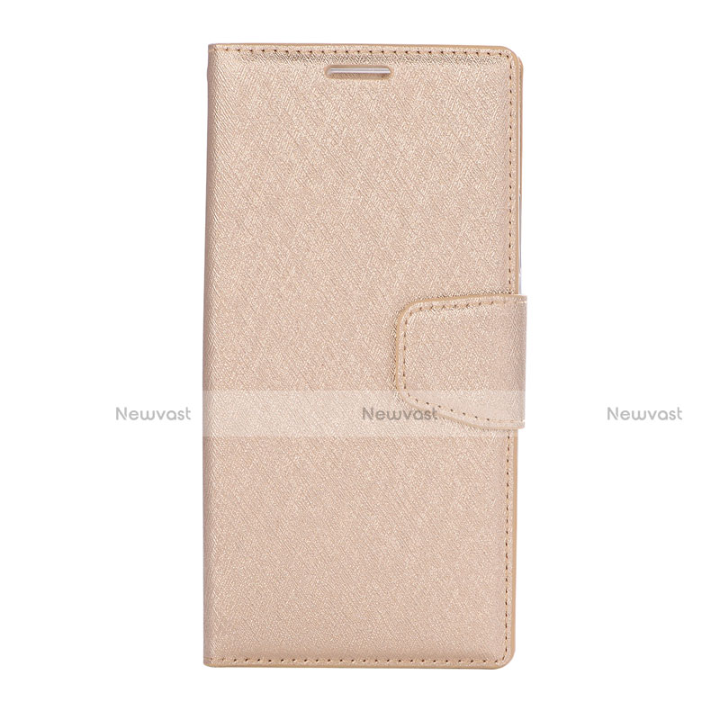 Leather Case Stands Flip Cover Holder for Huawei Nova 3e Gold