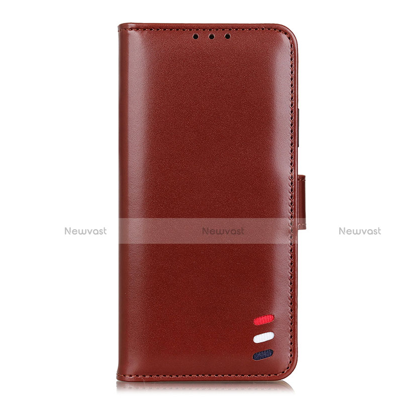 Leather Case Stands Flip Cover Holder for Huawei P Smart (2021)