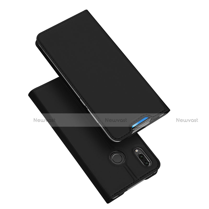 Leather Case Stands Flip Cover Holder for Huawei P Smart Z Black