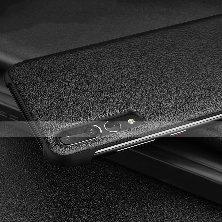 Leather Case Stands Flip Cover Holder for Huawei P20 Pro