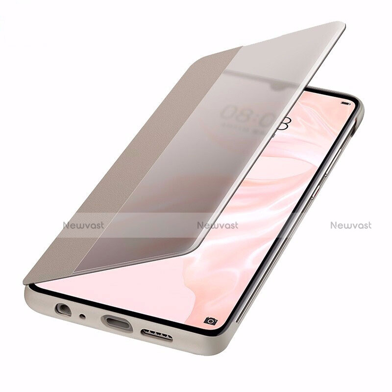 Leather Case Stands Flip Cover Holder for Huawei P30