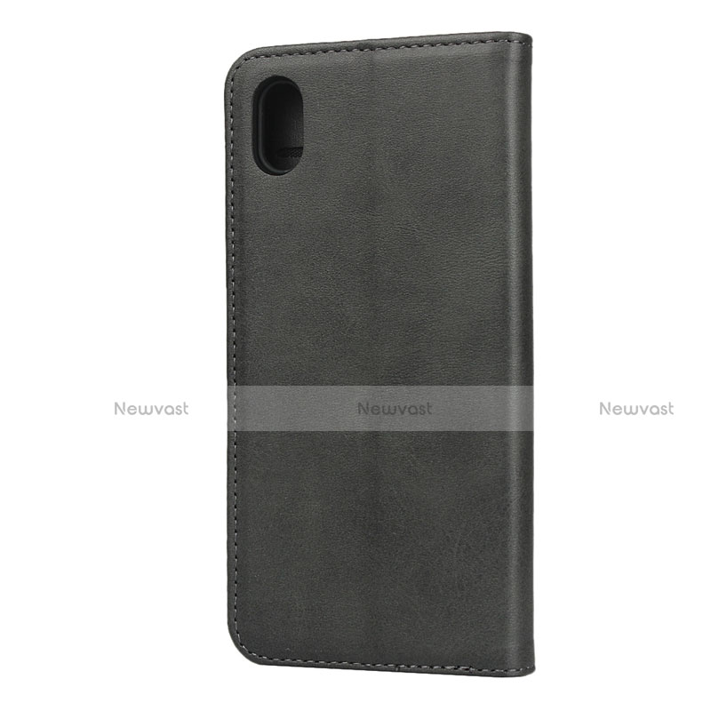 Leather Case Stands Flip Cover Holder for Huawei Y5 (2019)