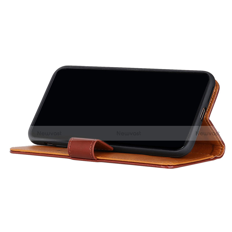 Leather Case Stands Flip Cover Holder for Huawei Y7a