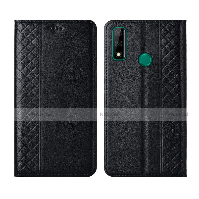 Leather Case Stands Flip Cover Holder for Huawei Y8s