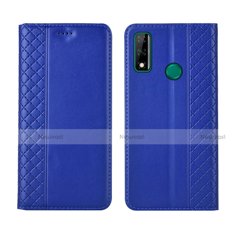 Leather Case Stands Flip Cover Holder for Huawei Y8s