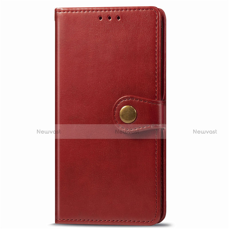 Leather Case Stands Flip Cover Holder for Huawei Y9a