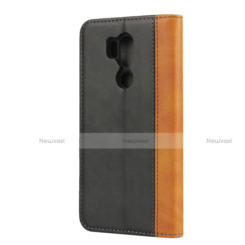 Leather Case Stands Flip Cover Holder for LG G7