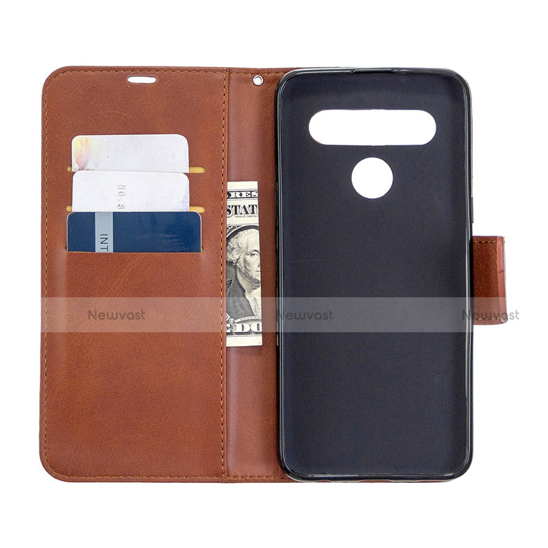 Leather Case Stands Flip Cover Holder for LG K61