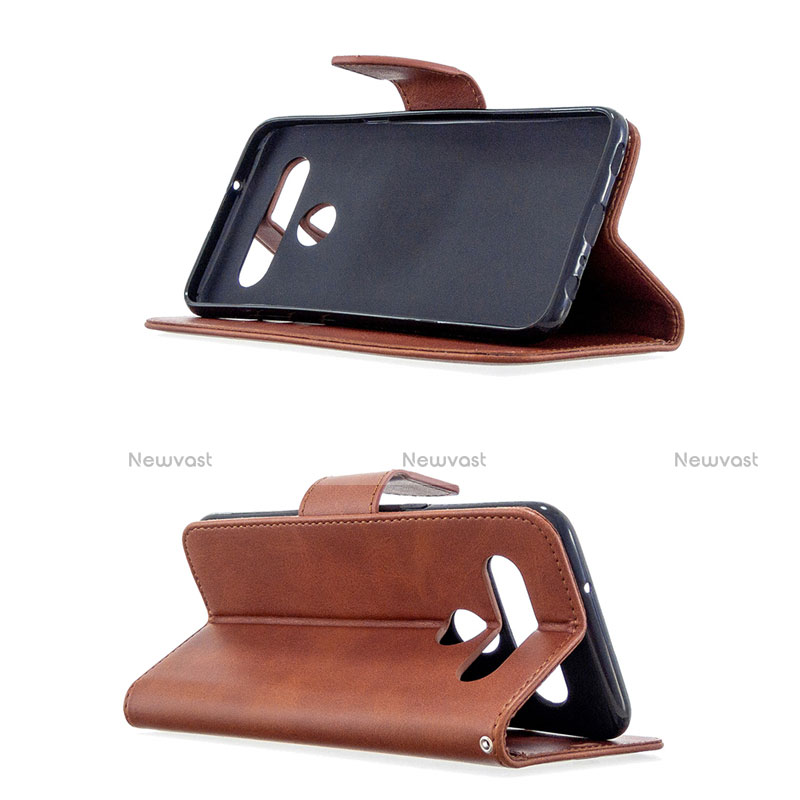 Leather Case Stands Flip Cover Holder for LG K61