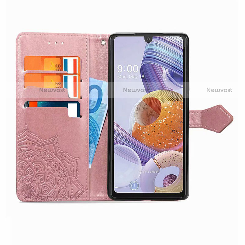 Leather Case Stands Flip Cover Holder for LG Stylo 6