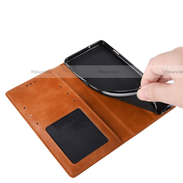 Leather Case Stands Flip Cover Holder for Motorola Moto Edge