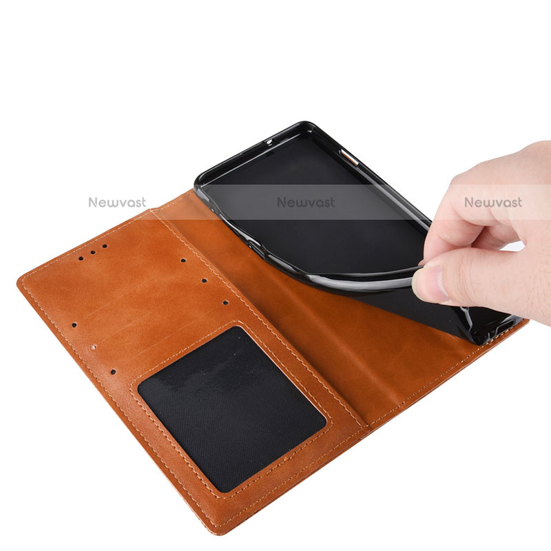 Leather Case Stands Flip Cover Holder for Motorola Moto G 5G Plus