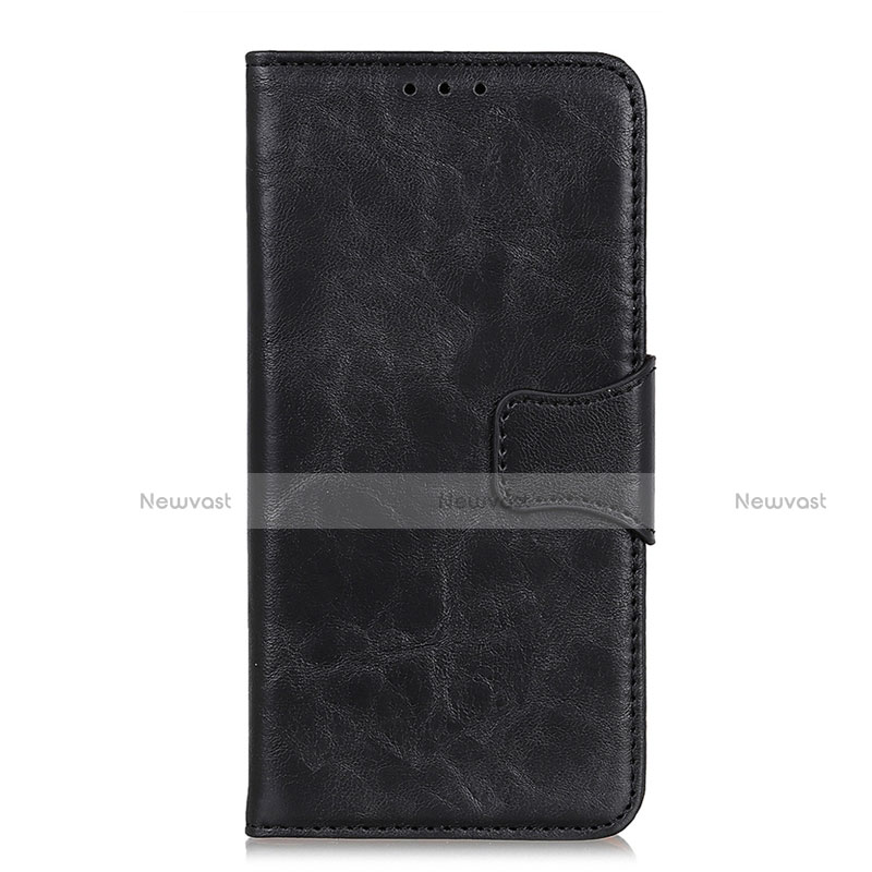 Leather Case Stands Flip Cover Holder for Motorola Moto G Power Black