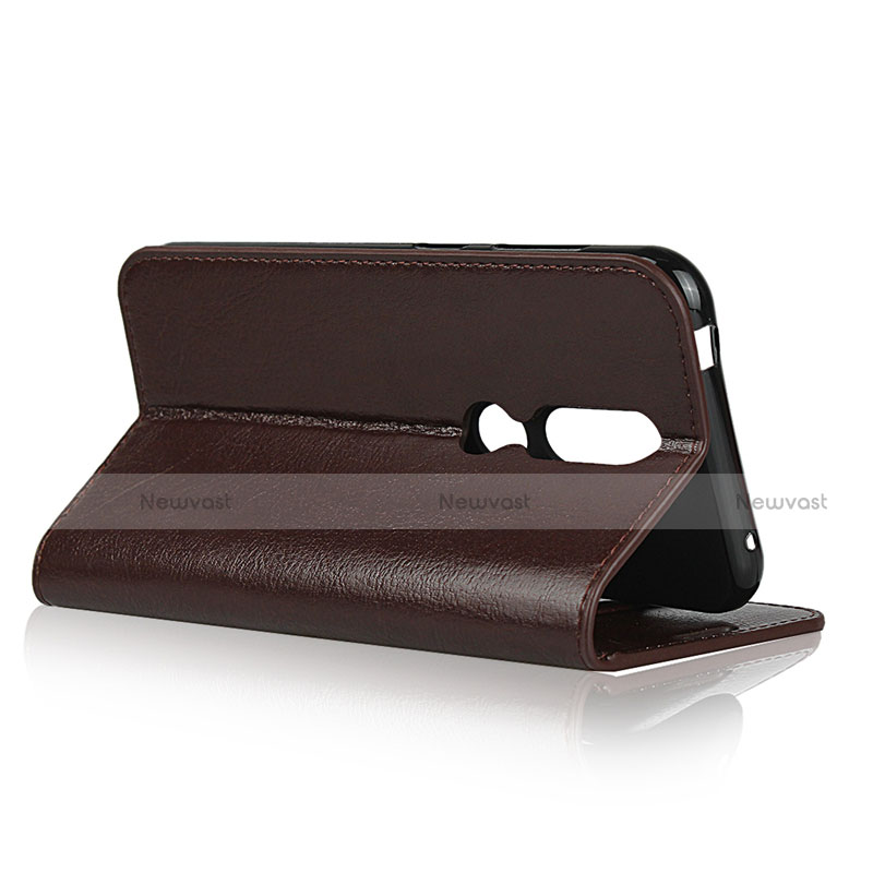 Leather Case Stands Flip Cover Holder for Nokia 4.2