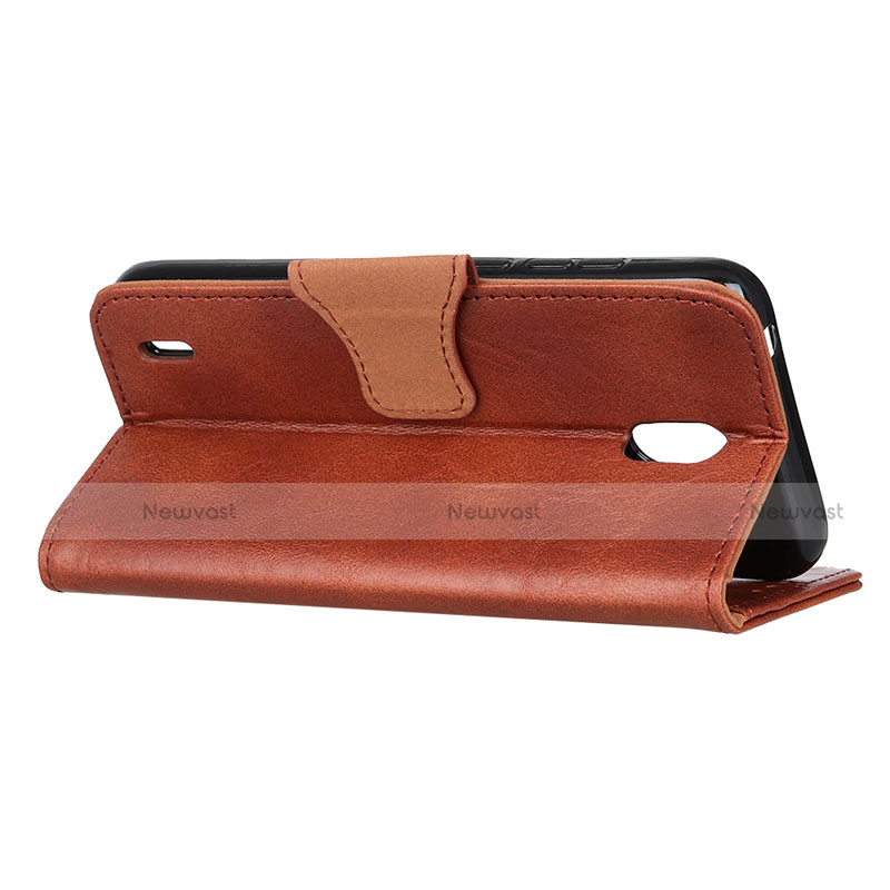 Leather Case Stands Flip Cover Holder for Nokia C1