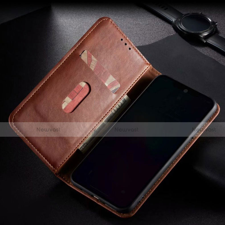 Leather Case Stands Flip Cover Holder for Oppo A12