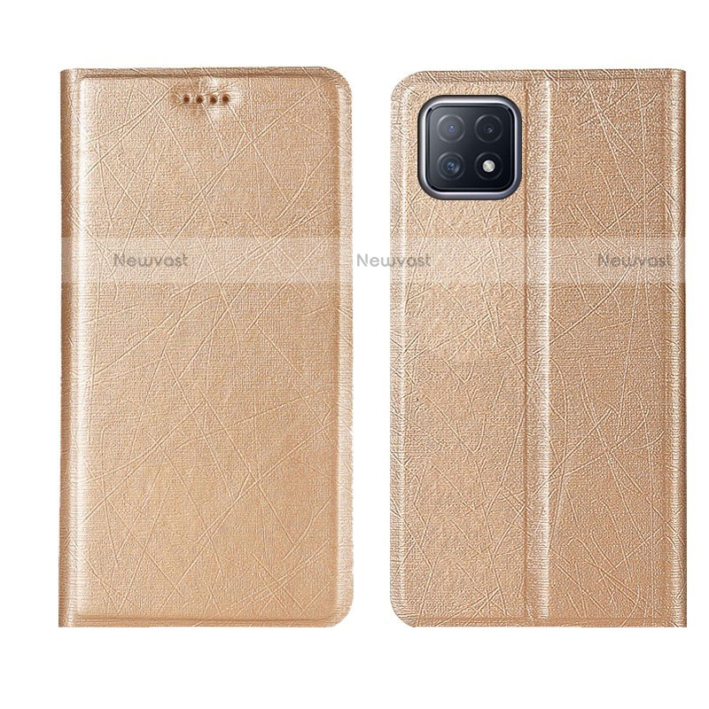 Leather Case Stands Flip Cover Holder for Oppo A72 5G
