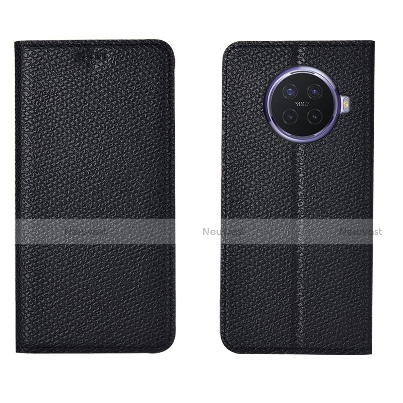 Leather Case Stands Flip Cover Holder for Oppo Ace2 Black