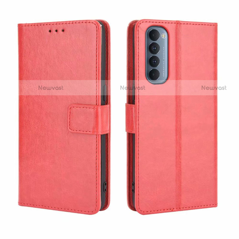 Leather Case Stands Flip Cover Holder for Oppo Reno4 Pro 4G
