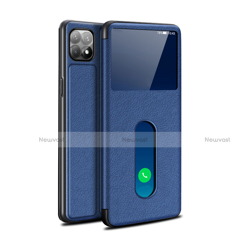 Leather Case Stands Flip Cover Holder for Oppo Reno4 SE 5G