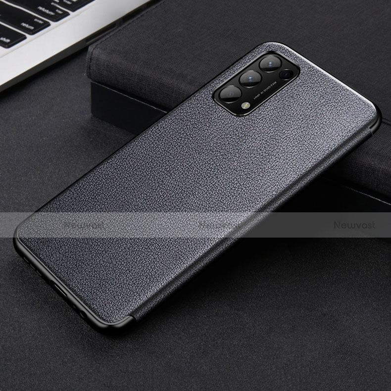 Leather Case Stands Flip Cover Holder for Oppo Reno5 5G