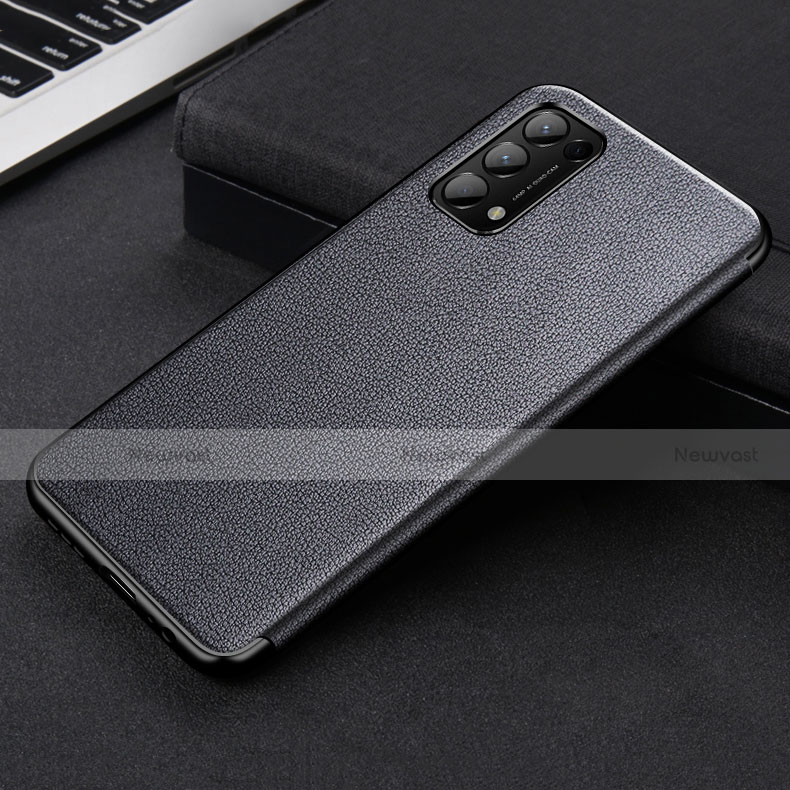 Leather Case Stands Flip Cover Holder for Oppo Reno5 Pro 5G