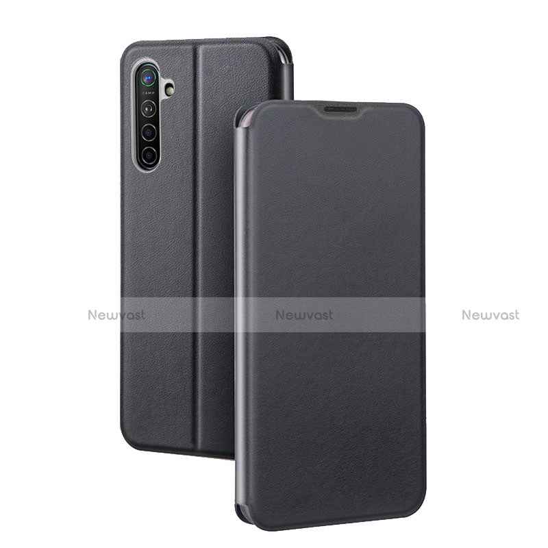 Leather Case Stands Flip Cover Holder for Realme XT