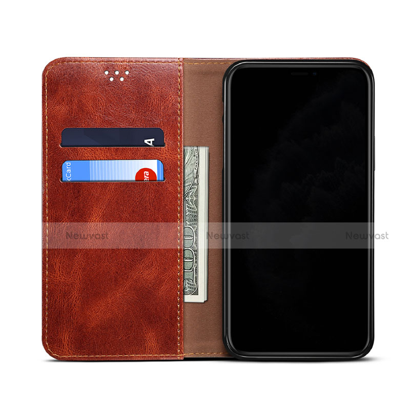 Leather Case Stands Flip Cover Holder for Samsung Galaxy A12