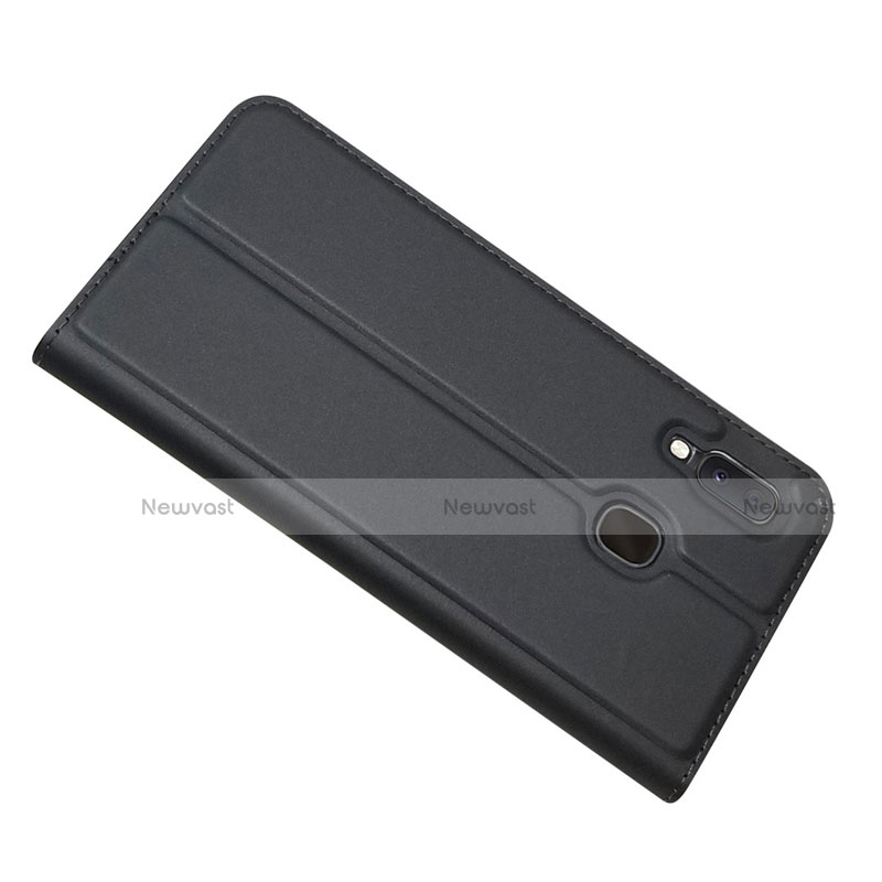 Leather Case Stands Flip Cover Holder for Samsung Galaxy A20e